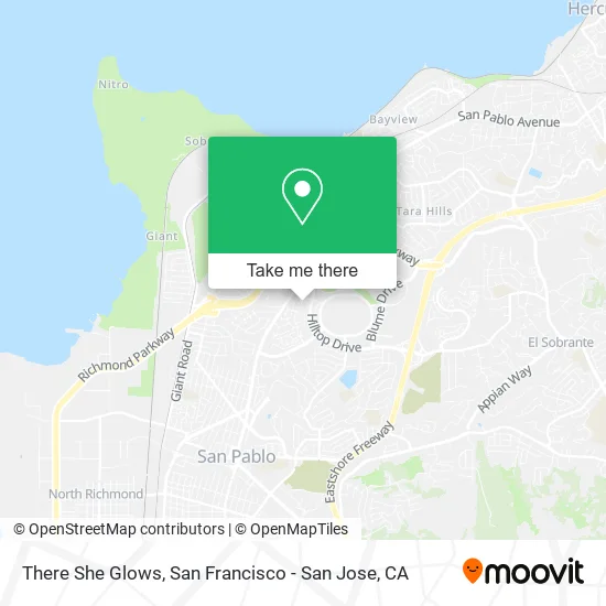 Mapa de There She Glows