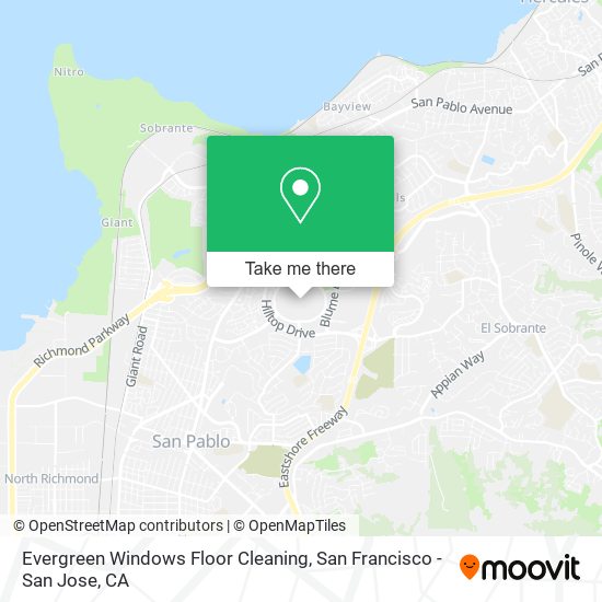 Evergreen Windows Floor Cleaning map