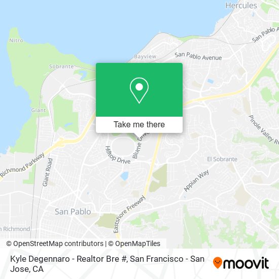 Kyle Degennaro - Realtor Bre # map