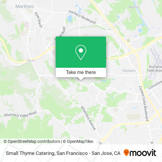 Mapa de Small Thyme Catering