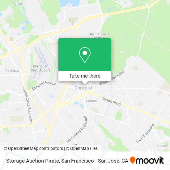 Storage Auction Pirate map