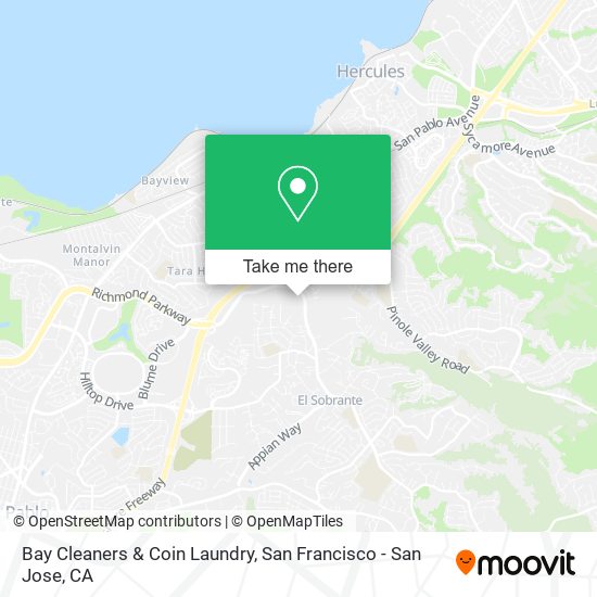 Bay Cleaners & Coin Laundry map