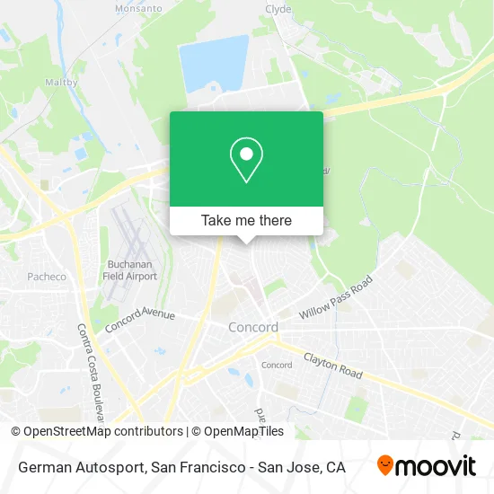 German Autosport map