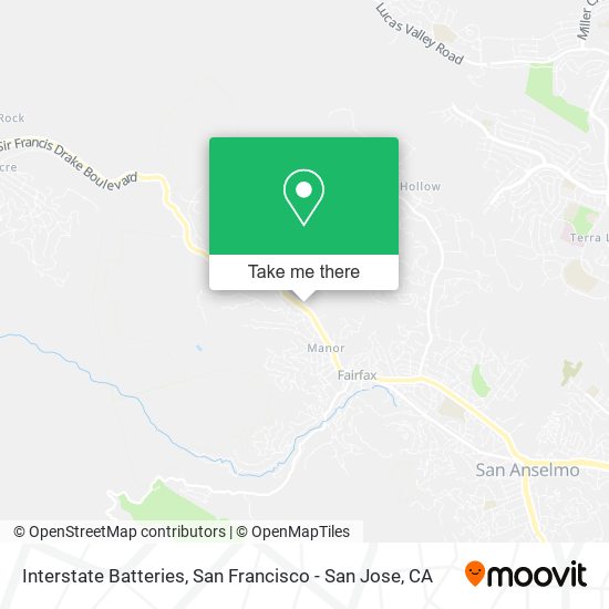 Interstate Batteries map