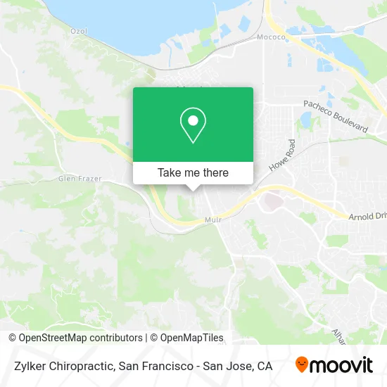 Zylker Chiropractic map
