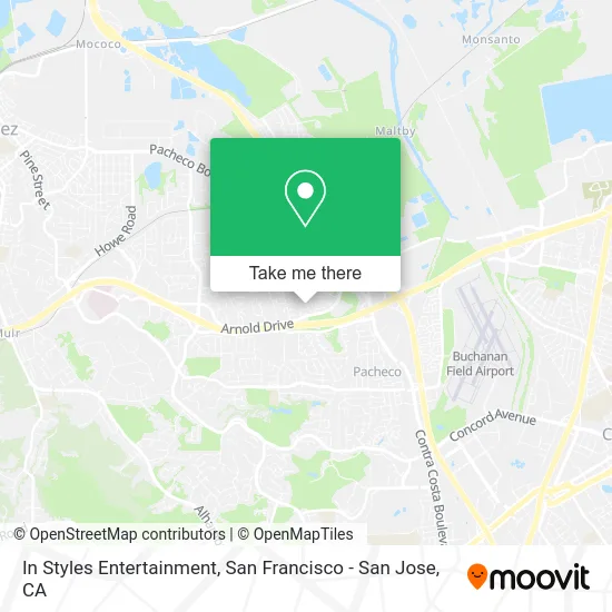 In Styles Entertainment map