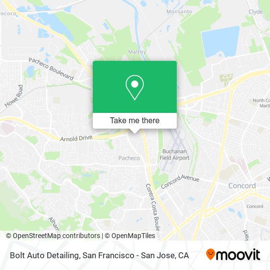 Bolt Auto Detailing map
