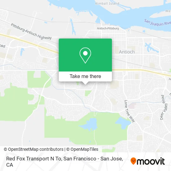 Red Fox Transport N To map