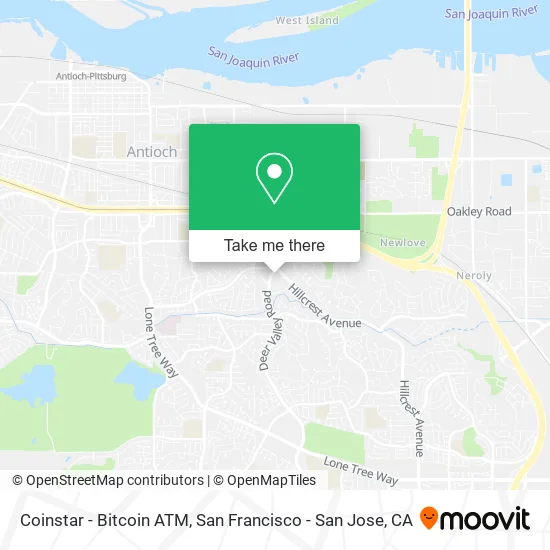 Coinstar - Bitcoin ATM map