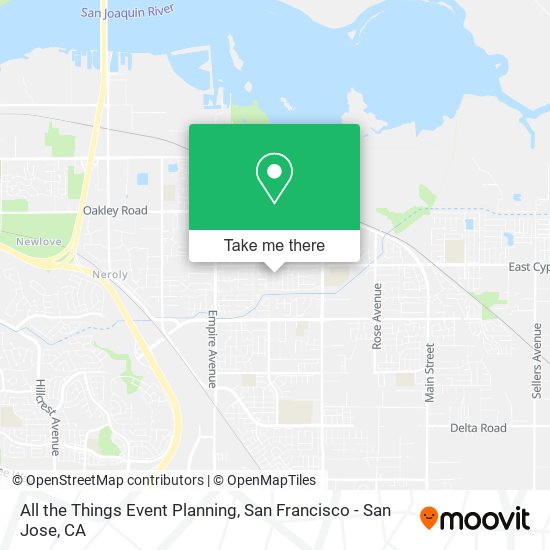 All the Things Event Planning map