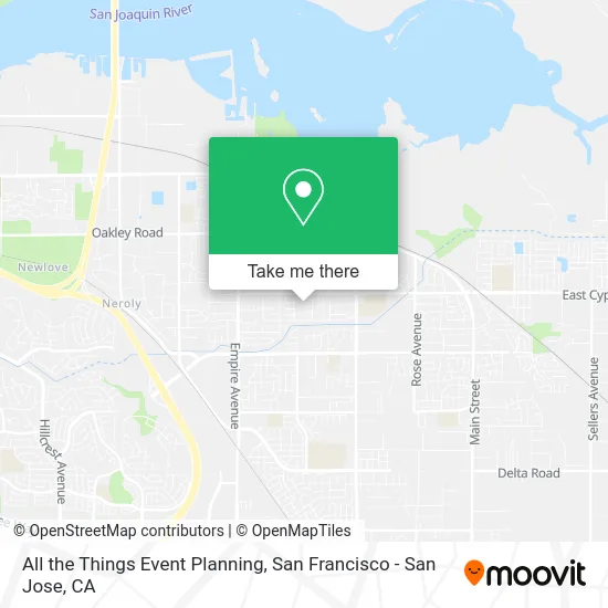 All the Things Event Planning map