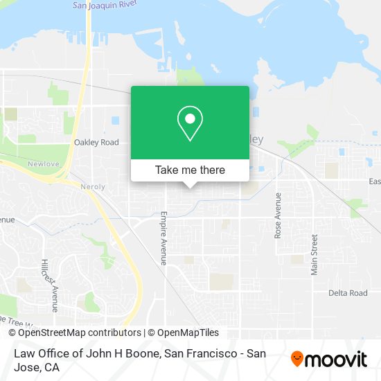 Law Office of John H Boone map