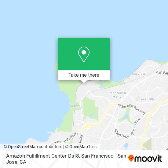 Amazon Fulfillment Center-Dsf8 map