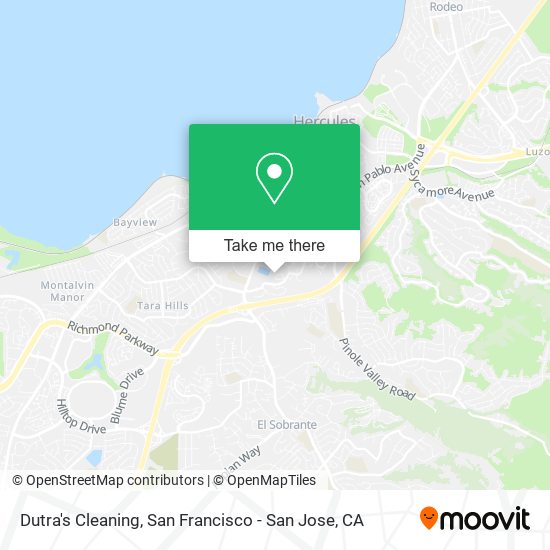 Dutra's Cleaning map