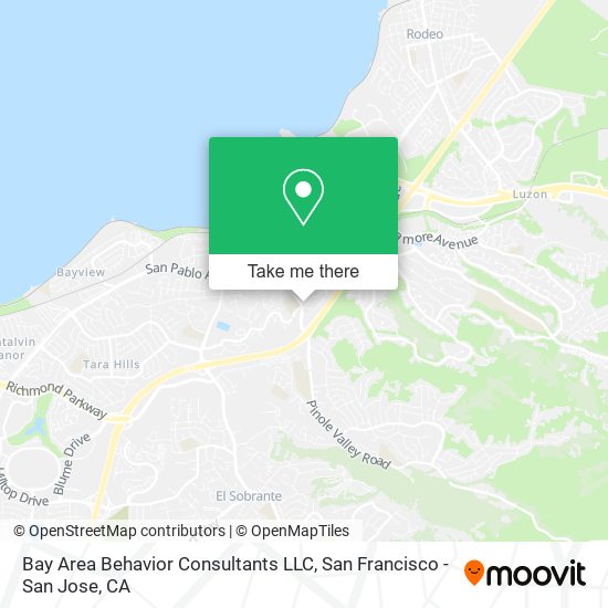 Bay Area Behavior Consultants LLC map