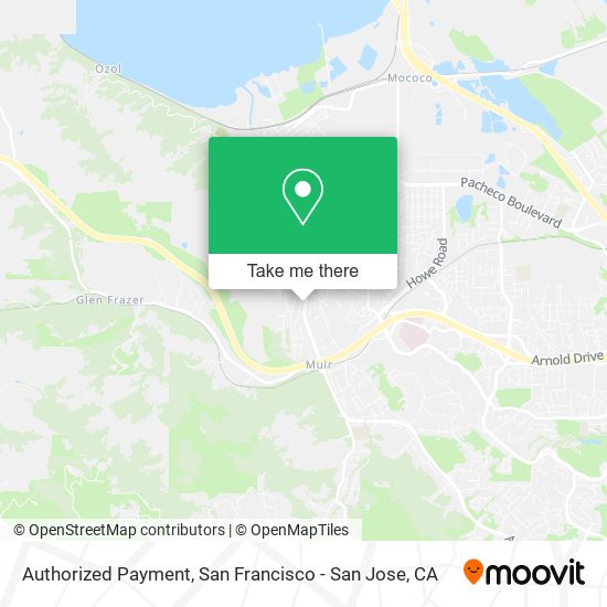 Authorized Payment map