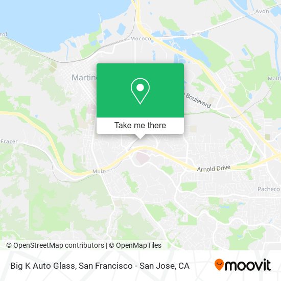 Big K Auto Glass map