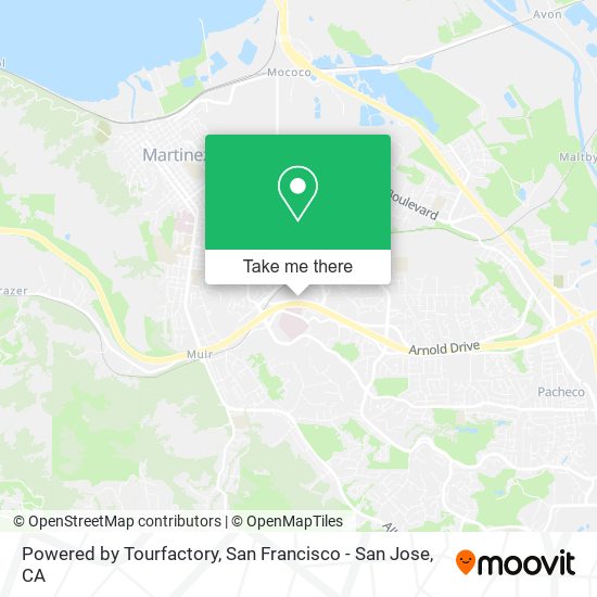 Powered by Tourfactory map