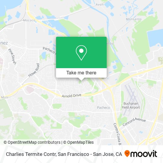 Charlies Termite Contr map