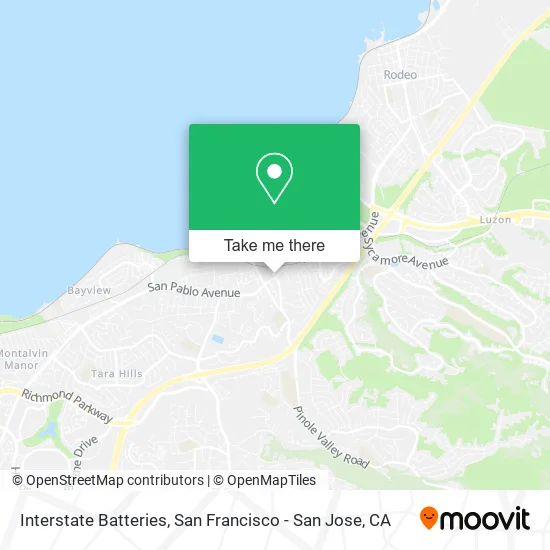Interstate Batteries map