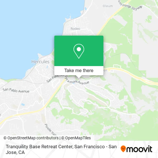 Mapa de Tranquility Base Retreat Center