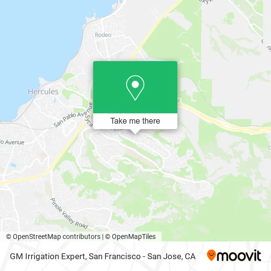 Mapa de GM Irrigation Expert