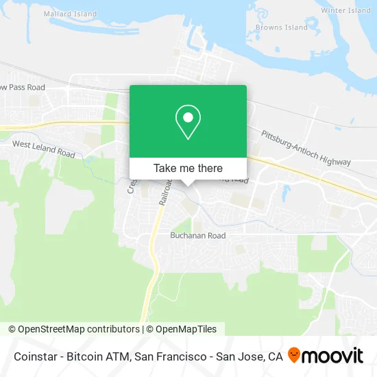 Coinstar - Bitcoin ATM map
