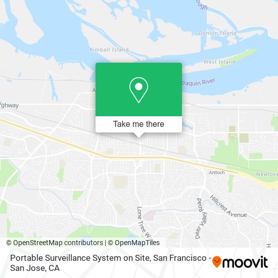 Portable Surveillance System on Site map