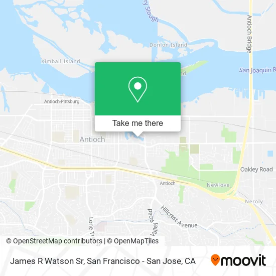 James R Watson Sr map