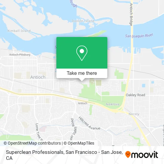 Superclean Professionals map