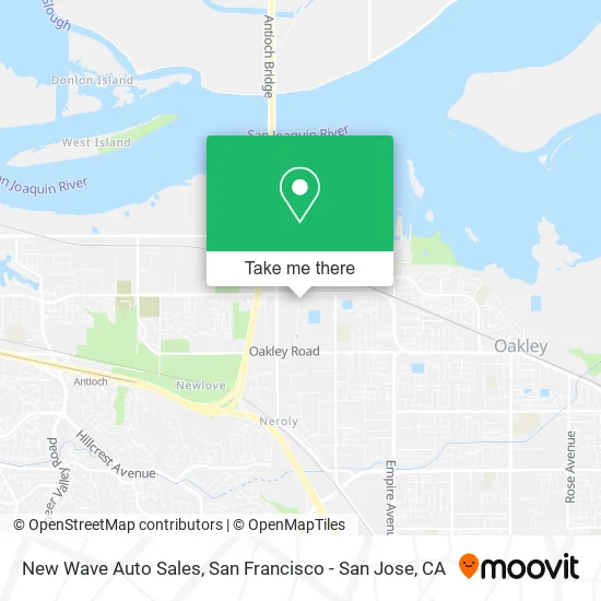 New Wave Auto Sales map