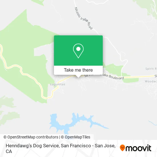Henndawg's Dog Service map