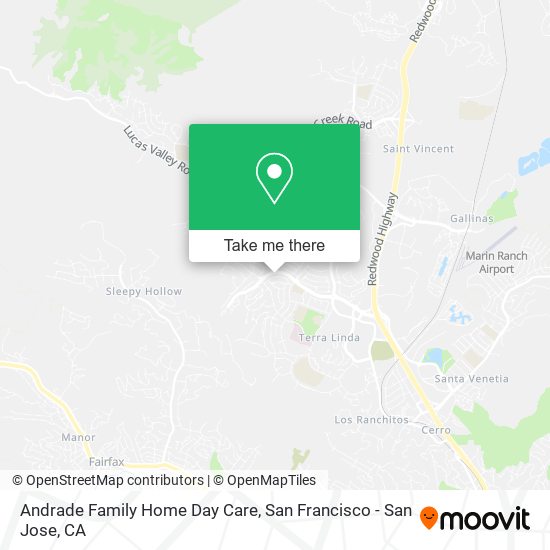 Andrade Family Home Day Care map