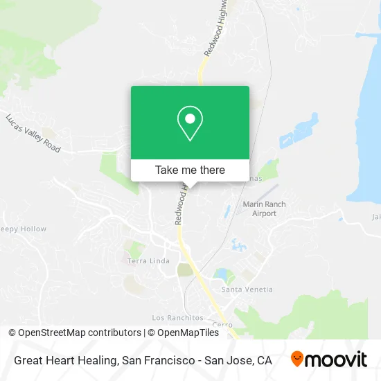 Great Heart Healing map