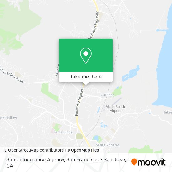 Simon Insurance Agency map