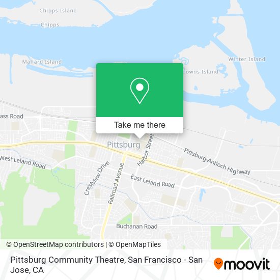 Pittsburg Community Theatre map