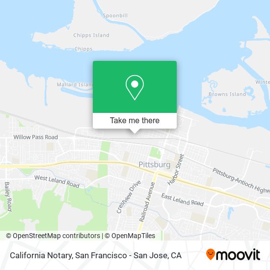 California Notary map