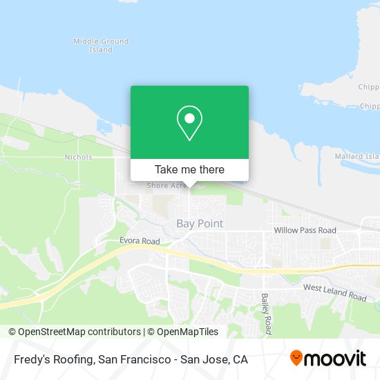 Fredy's Roofing map