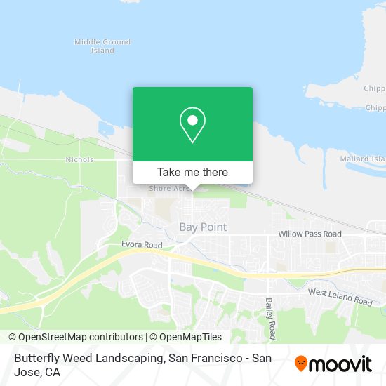 Butterfly Weed Landscaping map