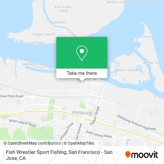 Fish Wrestler Sport Fishing map