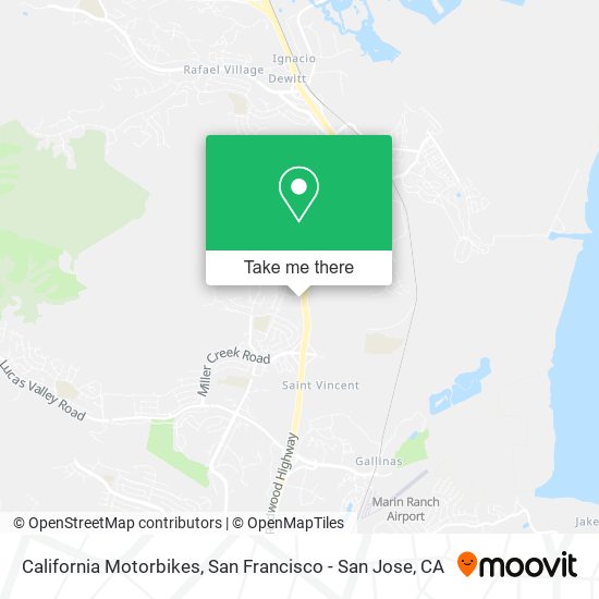 California Motorbikes map