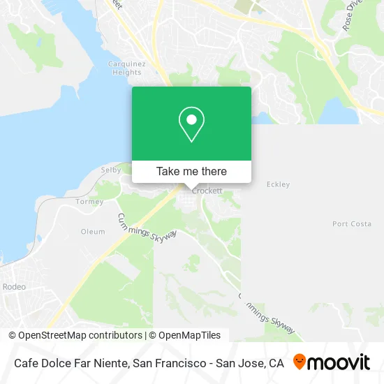 Mapa de Cafe Dolce Far Niente