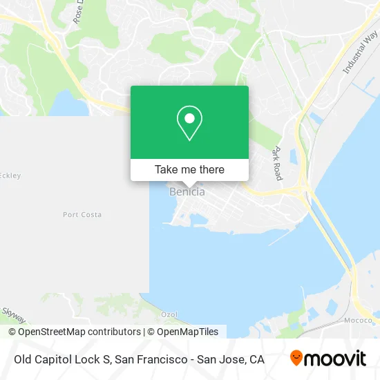 Old Capitol Lock S map