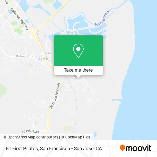 Mapa de Fit First Pilates