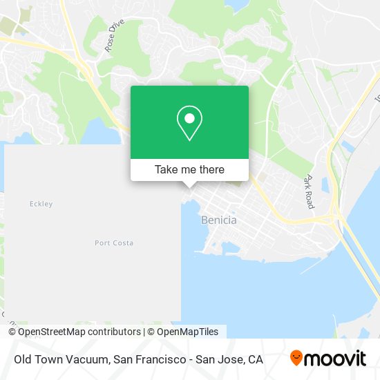 Old Town Vacuum map