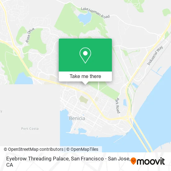 Eyebrow Threading Palace map