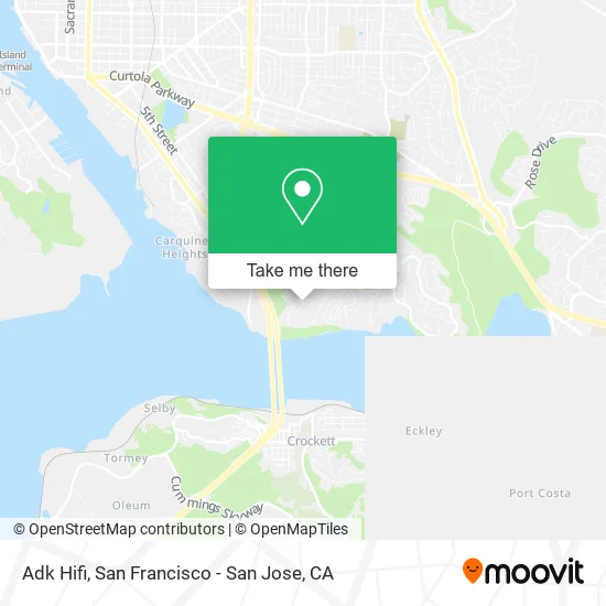 Mapa de Adk Hifi