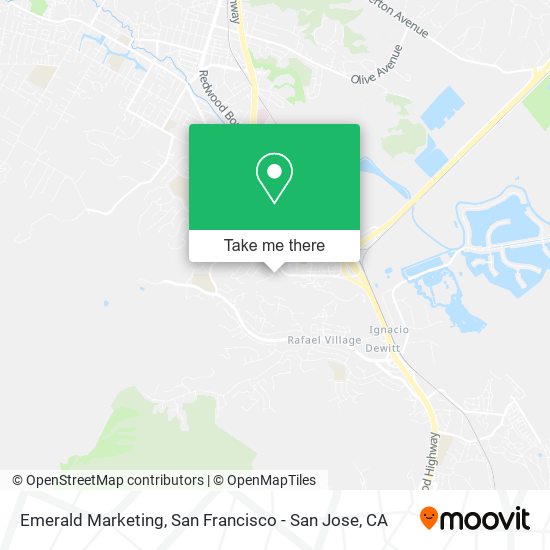 Emerald Marketing map