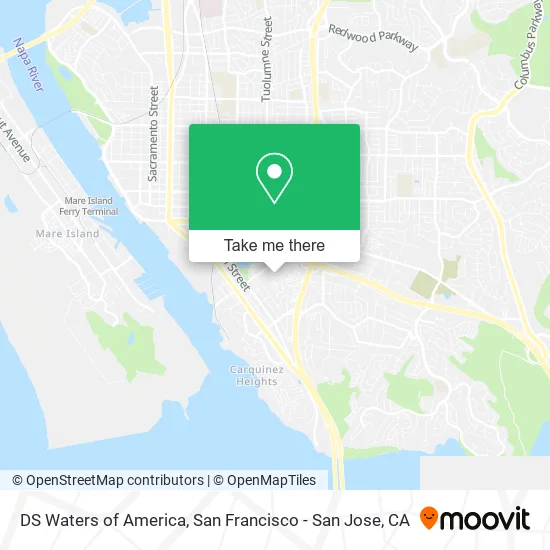 DS Waters of America map