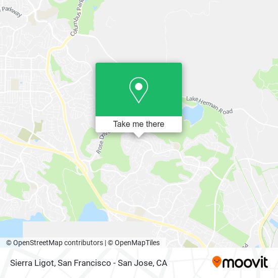 Mapa de Sierra Ligot